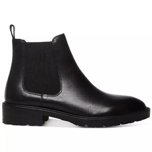 Steve Madden Leopold Chelsea Boot Black Bootie